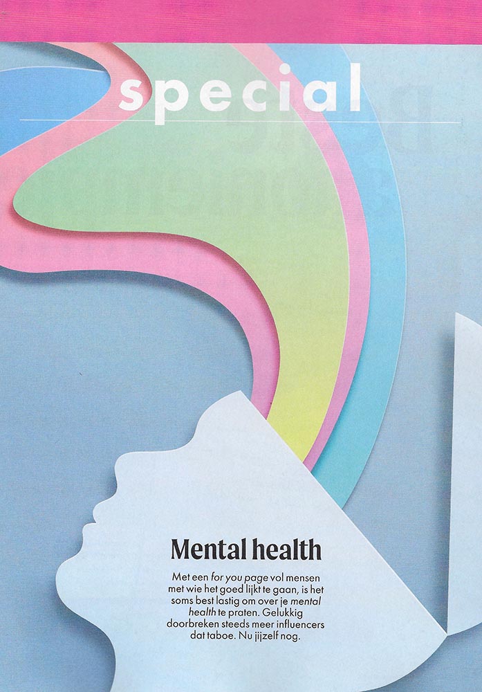 Mental health special - cosmopolitan magazine December 2023 over Truffelceremonie.com
