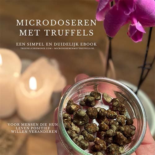 Banner eBook Microdoseren met truffels van Truffelceremonie.com