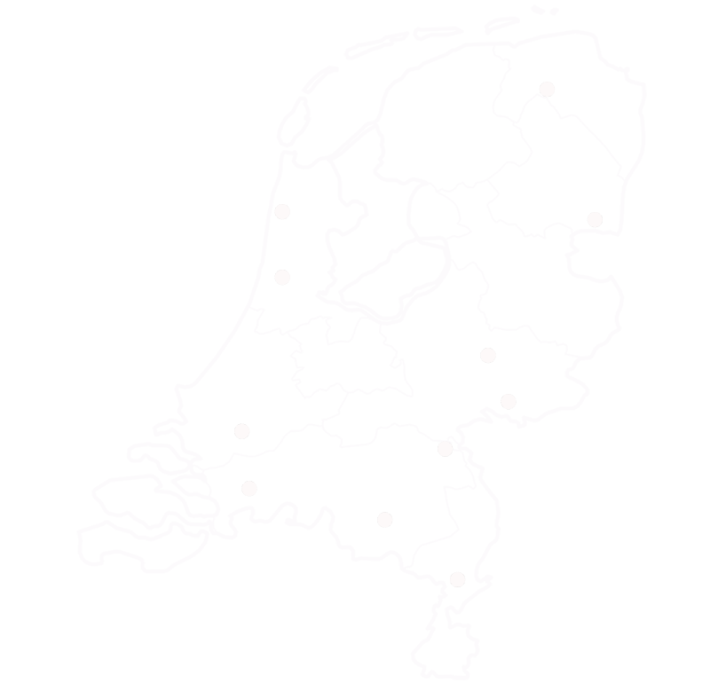 2026 Landkaart met vestigingen